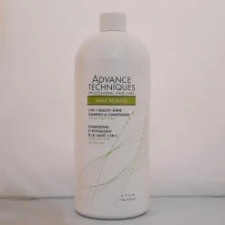 Avon@Obabi Avon Advance Techniques Daily Results 2 In 1 Healthy Shine Shampoo & Conditioner 1 Liter Hair Care