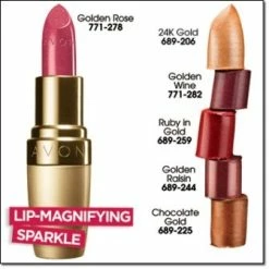 Avon@Obabi Makeup Avon Ultra Color Rich 24K Gold Lipstick | Golden Raisin