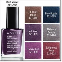 Avon@Obabi Makeup Avon Suede Nail Enamel | Fuchsia Feel