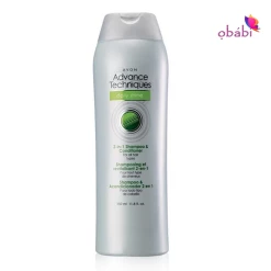 Avon@Obabi Avon Advance Techniques Daily Shine 2-in-1 Shampoo & Conditioner 350ml Hair Care