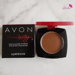 AVON@Obabi Avon Extra Lasting Cream-To-Powder Foundation | Dark Cocoa