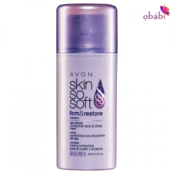 Avon@Obabi Avon Skin So Soft Firm & Restore Age-Defying Corrective Neck & Chest Cream SPF 15 100ml Bath & Body