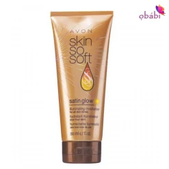 Avon@Obabi Avon Skin So Soft Satin Glow Illuminating Moisturizer 200ml Bath & Body