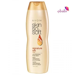 Avon@Obabi Bath & Body Avon Skin So Soft Signature Silk Ultra + Argan Moisturizing Body Lotion | 350ml