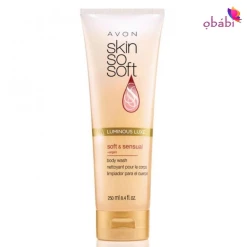 Avon@Obabi Avon Skin So Soft Soft And Sensual Luminous Luxe Body Wash 250ml Bath & Body