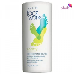 Avon@Obabi Bath & Body Avon Foot Works Healthy Deodorizing Foot Powder.
