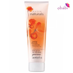 Avon@Obabi Bath & Body Avon Naturals Juicy Peach Blossom Glowing Body Scrub - 250ml