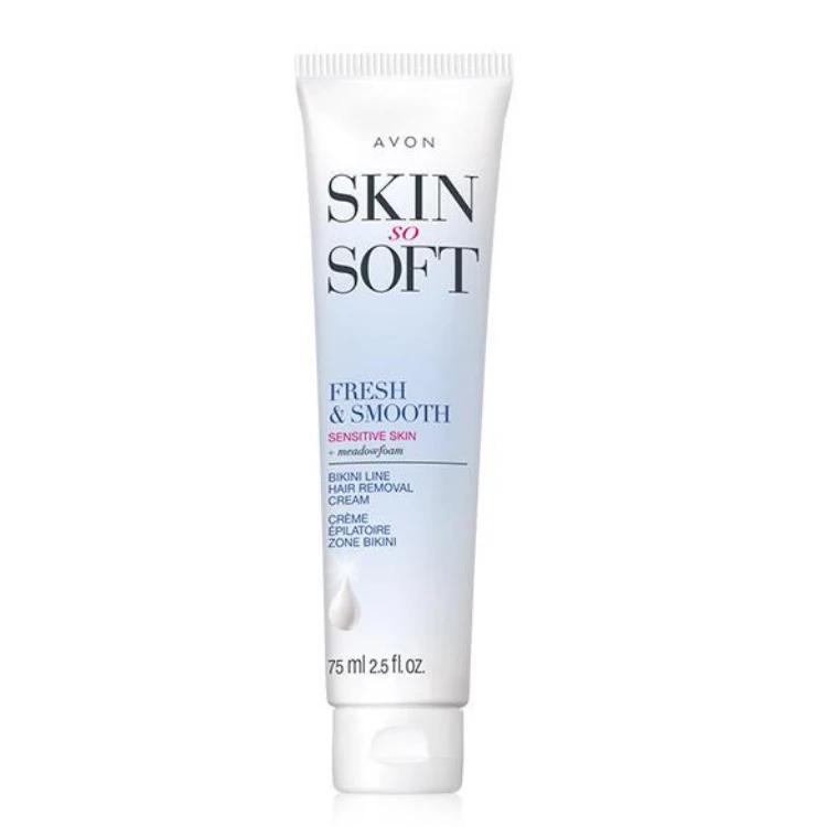 Avon@Obabi Bath & Body Avon Skin So Soft Fresh & Smooth Sensitive Skin Bikini Line Hair Removal Cream