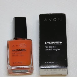 Avon@Obabi Avon Speed Dry+ Nail Enamel | Art Orange Makeup