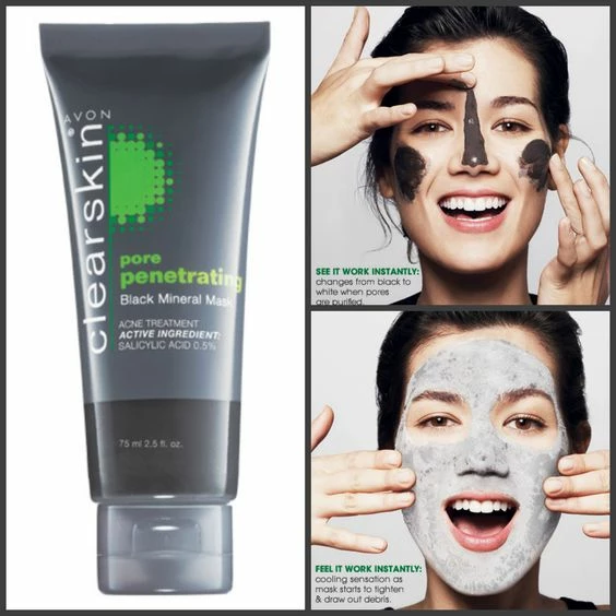 Wholesale ❤️ Avon@Obabi Avon Clearskin Pore Penetrating Black Mineral Mask ⭐ 5 Avon@Obabi Avon Clearskin Pore Penetrating Black Mineral Mask