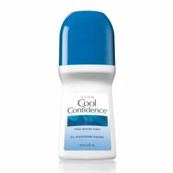 Avon@Obabi Bath & Body Avon Cool Confidence Baby Powder Antiperspirant Deodorant Roll-On