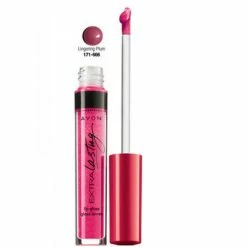 Avon@Obabi Makeup Avon Extra Lasting Lip Gloss | Lingering Plum