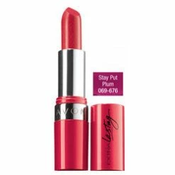 Avon@Obabi Avon Extra Lasting Lipstick | Stay Put Plum Makeup