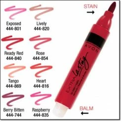 Avon@Obabi Avon Extra Lasting Lip Stain + Balm | Raspberry