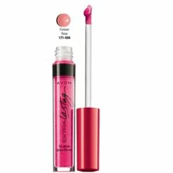 Avon@Obabi Avon Extra Lasting Lip Gloss | Forever Rose