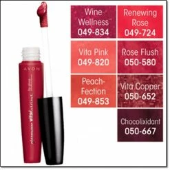 Avon@Obabi Makeup Avon Glazewear Vitaluscious Lip Gloss | Wine Wellness