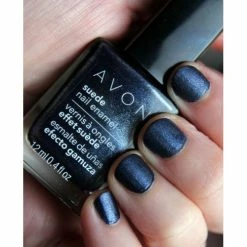 Avon@Obabi Avon Suede Nail Enamel | Blue Royale Makeup